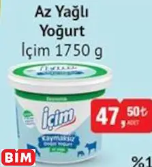 İÇİM AZ YAĞLI YOĞURT